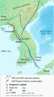 Die Imjin-Kriege: Eine japanische Invasion und ihre Folgen für das koreanische Königtum